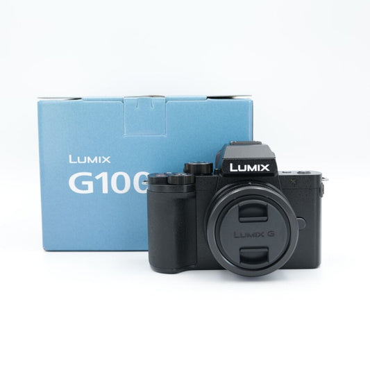 Panasonic Lumix G100 Camera with 12-32mm F3.5-5.6 Lens - Open Box, New Condition